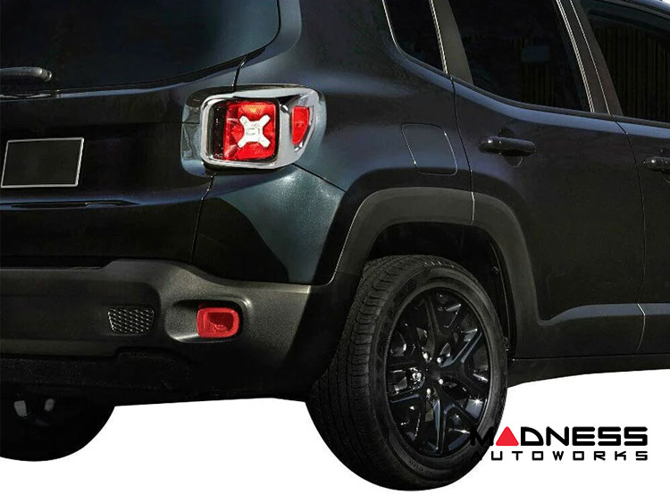 Jeep Renegade Taillight Surround Trim Pieces - Chrome